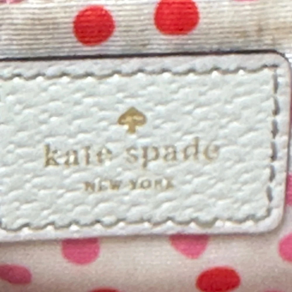 Kate Spade New York Leather Satchel Crossbody – Cream